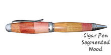 Load image into Gallery viewer, Boligrafos En Madera Cigar Pen Segmented Wood
