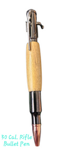 Load image into Gallery viewer, Boligrafos En Madera 30 Cal.Rifle Bullet Pen
