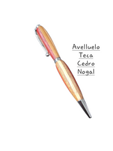 Load image into Gallery viewer, Boligrafos En Madera Slimline Pen Segmented Wood
