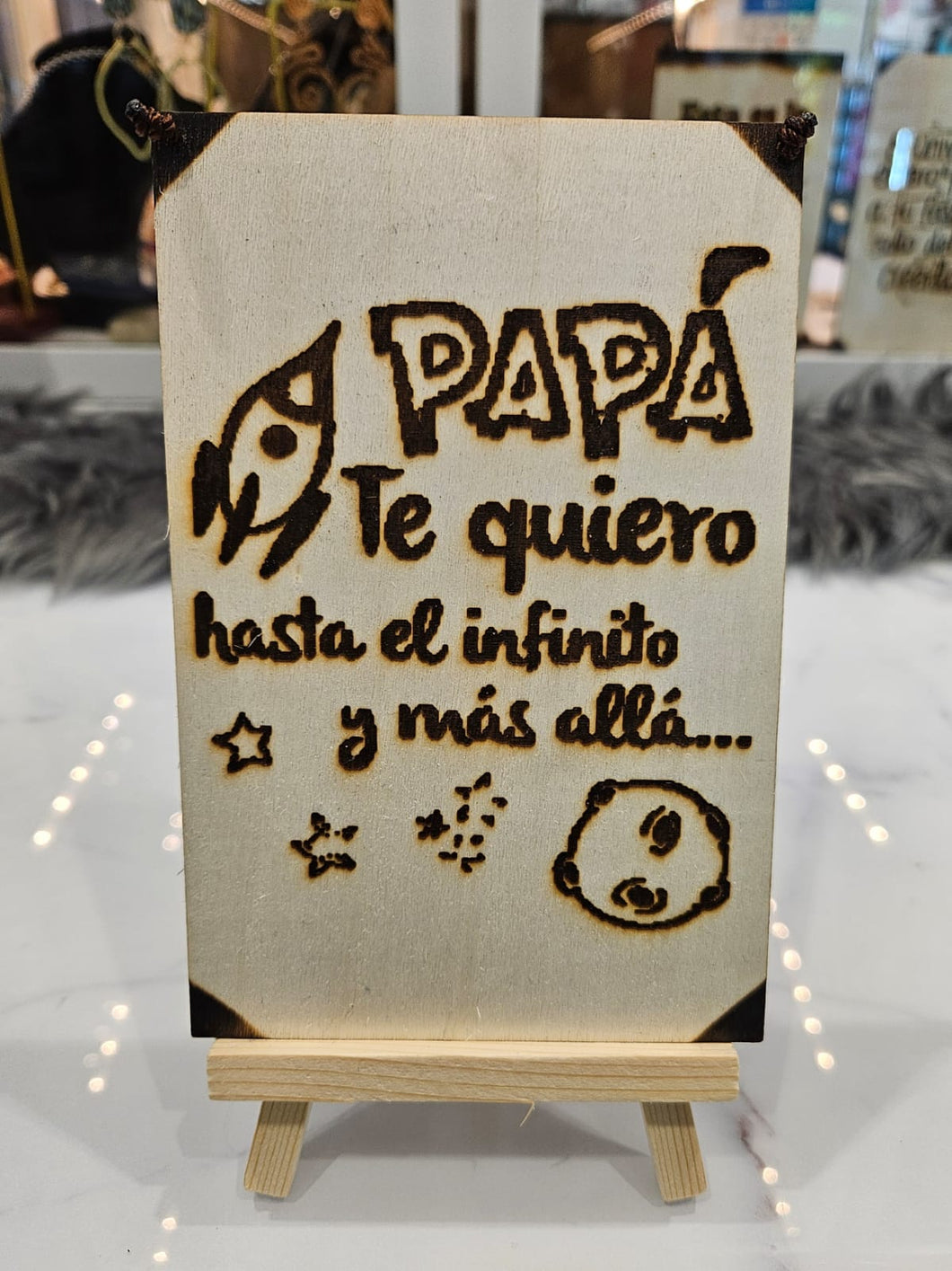 PARA PAPA Placa Grabada En Madera 6