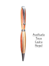 Load image into Gallery viewer, Boligrafos En Madera Slimline Pen Segmented Wood
