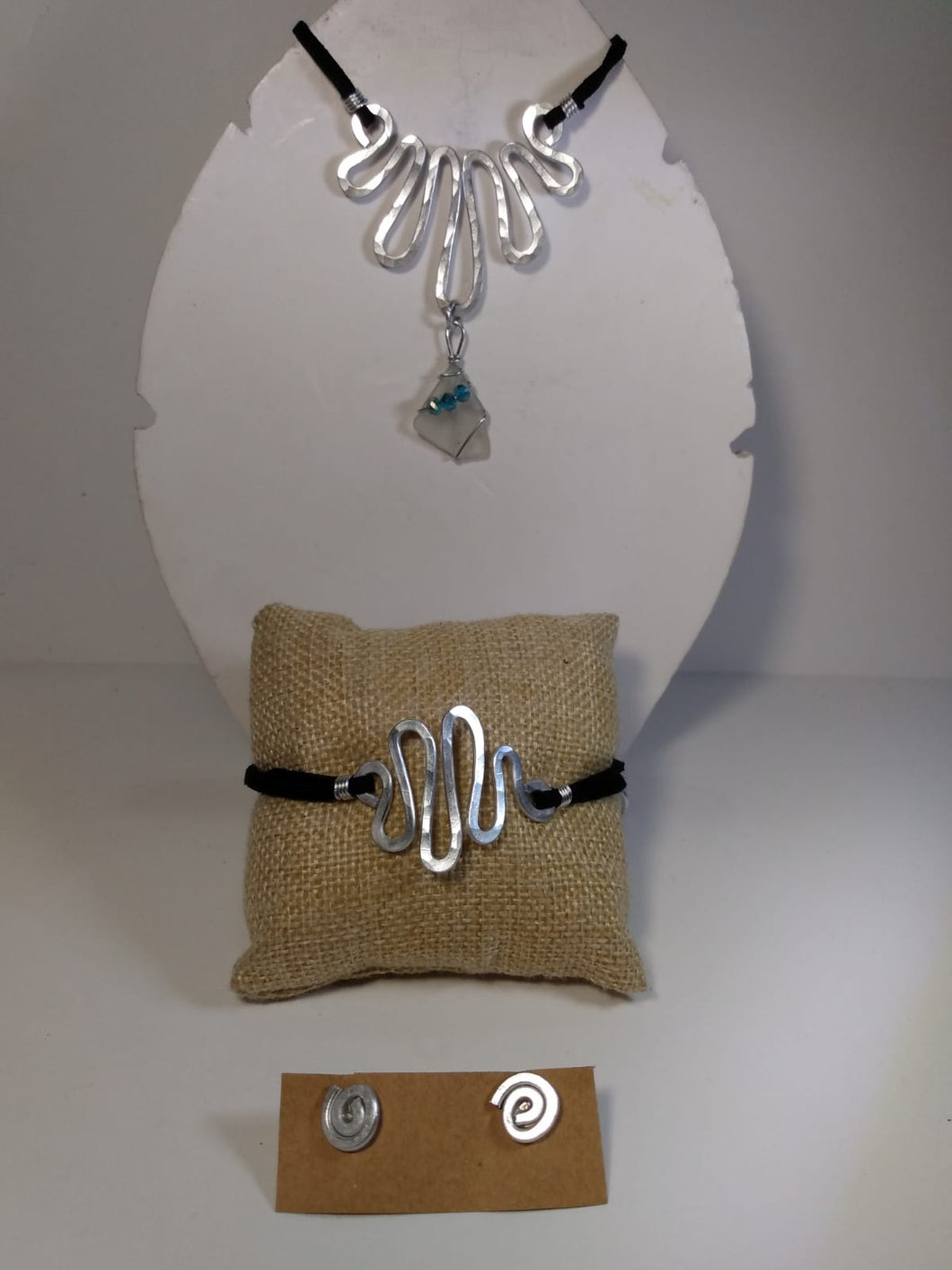 Set Collar Pulsera Y Pantallas